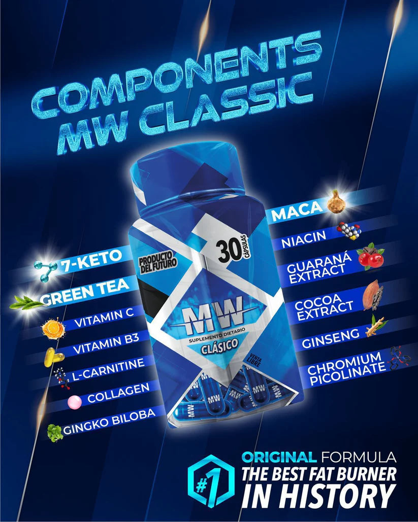 Quemador de Grasa MW Classic - Capsulas