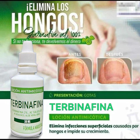Gotas de Terbinafina - Elimina Hongos